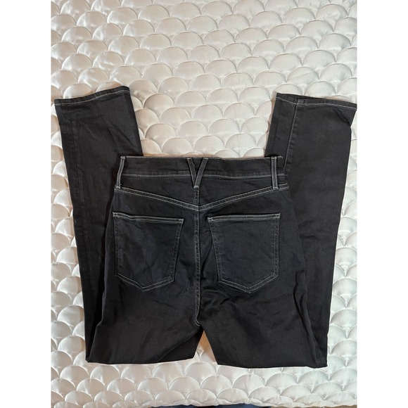 Veronica Beard Women's Alenah Slim Straight High Rise Jeans Size 27 Onyx Black - Picture 9 of 9